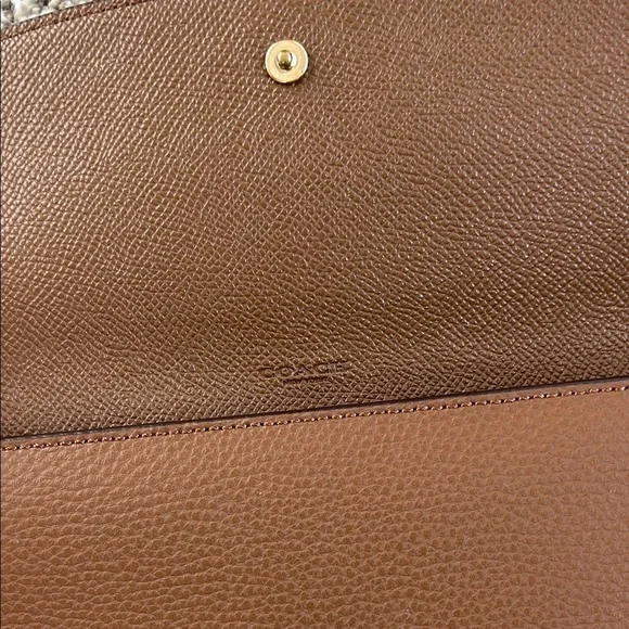 Coach Tan Leather Wallet - Picture 3 of 8